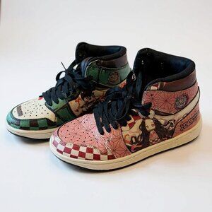 Kamado Brothers Tanjro and Nezuko J1s Sneakers